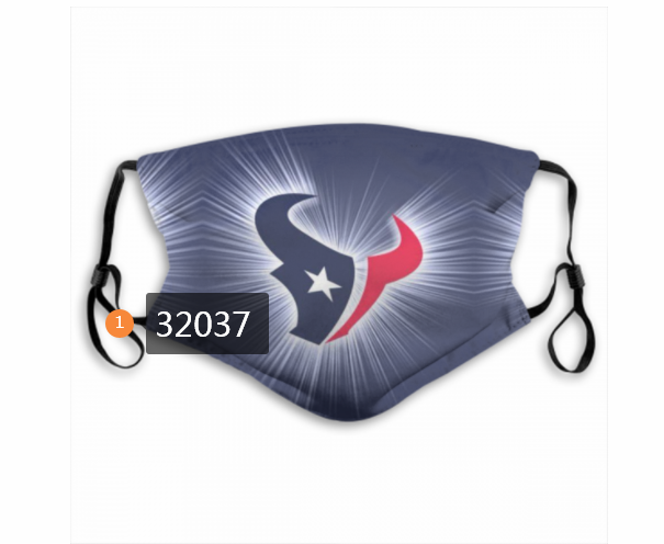 NFL 2020 Houston Texans 133 Dust mask with filter->nfl dust mask->Sports Accessory